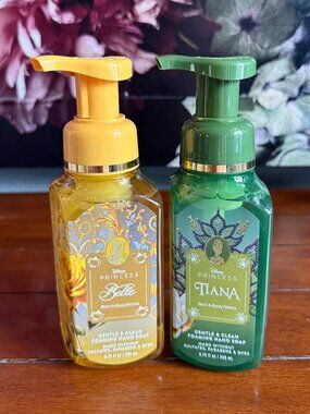 NEW 2-Pc Disney Princess Bath & Body Works Foaming Hand Soaps